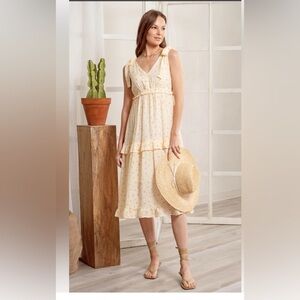 By the River Tiered Ruffle Dress